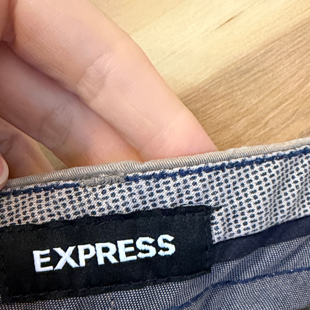 Express Slim Fit Men's Khaki - Picture 3 of 3